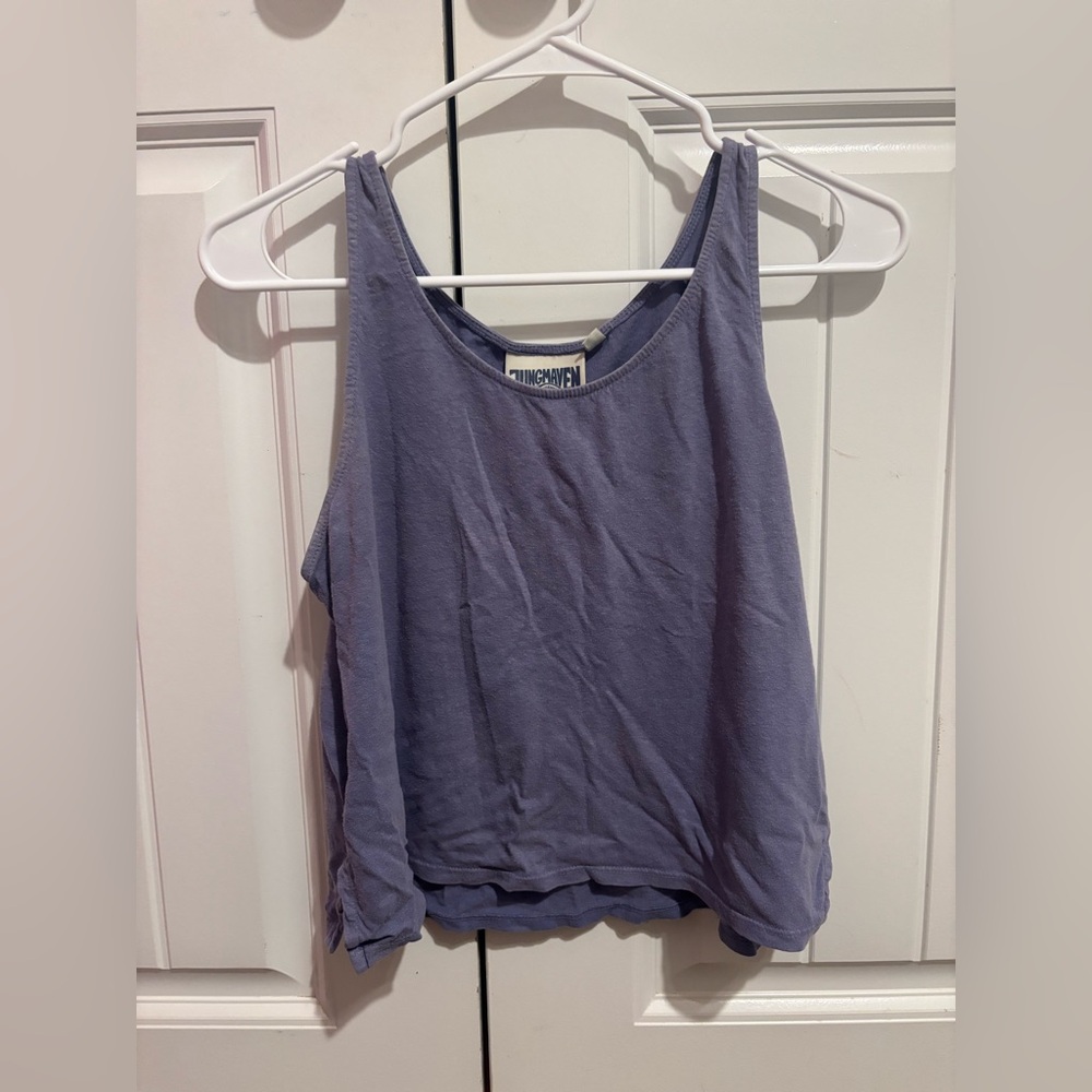 Jungmaven Crop Tank Purple